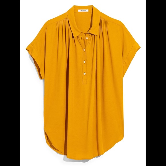 Madewell Tops - Madewell Central Drapey Popover Shirt